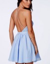 Rochie Albastra cu Spatele Gol LC21573A2
